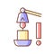 Use candle snuffer RGB color manual label icon