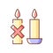 Use candleholder RGB color manual label icon