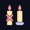Use candleholder RGB color manual label icon for dark theme