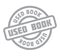 Used Book rubber stamp