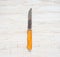 Used Butcher Meat Knife in Top View