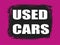 Used cars banner