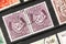 Used Double Posthorn Postage Stamps