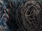 Used fishing nets and ropes