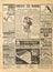 Used paper background Old newspaper pages vintage advertising