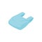 Used plastic bag icon, isometric 3d style