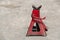 Used red high lift jack stand