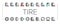 Used Tire Sale Shop Business Icons Set Vector .