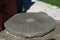Used to produce grain. An Old-fashioned Millstone