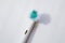 Used, ugly, damaged electric toothbrush head
