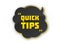 Useful quick tip. Trick suggesting advice and help