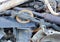 Useless, worn out rusty clutch discs and other