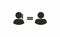 User avatar man and woman, gender equality illustration, isolated pictograms