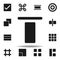 user center align icon. set of web illustration icons. signs, symbols can be used for web, logo, mobile app, UI, UX