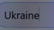 User enters word Russia in search bar then deletes it by backspace and enters text Ukraine in internet browser on