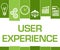 User Experience Green Stripes Symbols