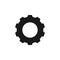 user gear setting icon. Signs and symbols can be used for web, logo, mobile app, UI, UX