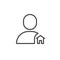 User home line icon