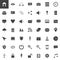 User interface essentials vector icons set