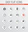 User interface icons set