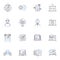 User interface line icons collection. Interactivity, Navigation, Feedback, Usability, Accessibility, Design