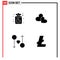 User Interface Pack of Basic Solid Glyphs of dessert, male, heart, wedding, passion