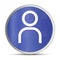 User profile icon prime blue round button vector illustration design silver frame push button