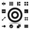 user radio button icon. set of web illustration icons. signs, symbols can be used for web, logo, mobile app, UI, UX