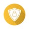 User security flat design long shadow icon
