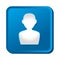 user silhouette button icon