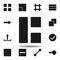 user split grid icon. set of web illustration icons. signs, symbols can be used for web, logo, mobile app, UI, UX