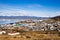 Ushuaia. Colourful houses in the Patagonian city, Argentina