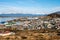 Ushuaia. Colourful houses in the Patagonian city, Argentina