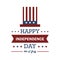 USindependencedaydesign. Vector illustration decorative design