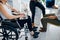 Using the internet to make informed decisions. Shot of a businesswoman with disabilities sitting with colleagues in the