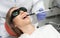 Using a modern method of laser teeth treatment