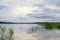 Usmas lake in Latvia. Beautiful natural waterscape. Scenic view with refrection.
