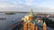 Uspenski Cathedral in Helsinki, aerial view