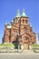 Uspenski Orthodox cathedral, in Helsinki, Finland.