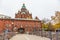 Uspenskin cathedral in Helsinki autumn view