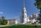 Uspensky Cathedral in Vladimir city - an outstanding monument of white-stone architecture of Russia