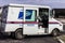 USPS Post Office Mail Trucks. The Post Office is Responsible for Providing Mail Delivery