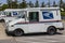 USPS Post Office Mail Trucks. The Post Office is Responsible for Providing Mail Delivery