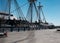 USS Constitution, old Ironsides, seen moored up.