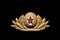 USSR Army officer cap badge
