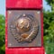 USSR border pillar.Historical item.