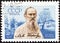 USSR - CIRCA 1960: A stamp printed in USSR shows writer Leo Tolstoy and his country estate, circa 1960.