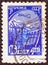 USSR - CIRCA 1961: A stamp printed in USSR shows an airliner over a Hydro-electric station, circ