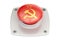 USSR flag push button, 3D