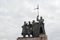 USSR military monument of soviet soldiers